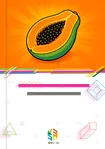 Mercado de papayas frescas en Perú