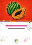 Marché des melons et papayes au Maroc