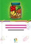 Marché des légumes, fruits et noix conservés au vinaigre en Italie