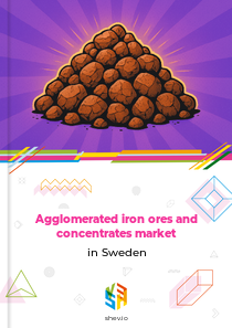 Agglomerated iron ores and concentrates market in Sweden