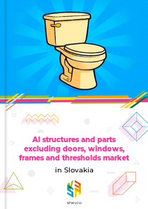 Al structures and parts excluding doors, windows, frames and thresholds market in Slovakia
