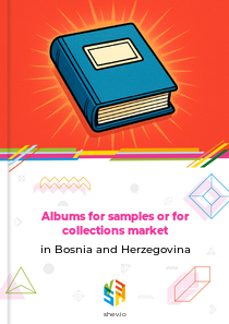 Albums for samples or for collections market in Bosnia and Herzegovina