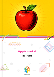 Apple market in Peru