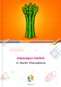 Asparagus market in North Macedonia