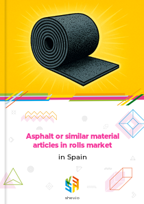 Asphalt or similar material articles in rolls market in Spain