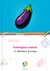 Aubergines market in Western Europe