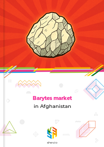 Barytes market in Afghanistan