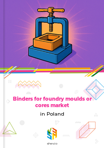 Binders for foundry moulds or cores market in Poland