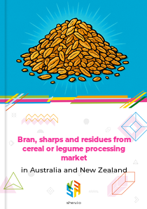 Bran, sharps and residues from cereal or legume processing market in Australia and New Zealand