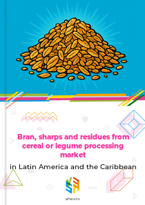 Bran, sharps and residues from cereal or legume processing market in Latin America and the Caribbean