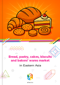Bread, pastry, cakes, biscuits and bakers’ wares market in Eastern Asia