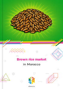 Brown rice market in Morocco