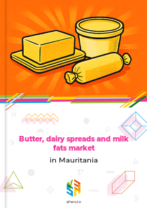 Butter, dairy spreads and milk fats market in Mauritania