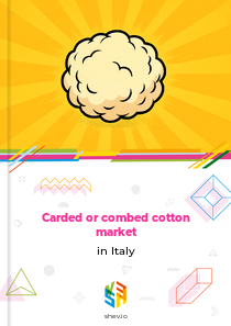 Carded or combed cotton market in Italy