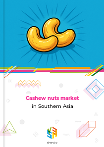 Cashew nuts market in Southern Asia
