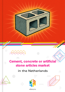 Cement, concrete or artificial stone articles market in the Netherlands