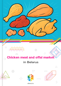Chicken meat and offal market in Belarus