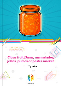 Citrus fruit jJams, marmalades, jellies, purees or pastes market in Spain