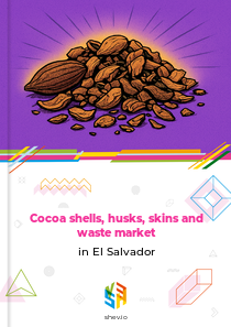Cocoa shells, husks, skins and waste market in El Salvador