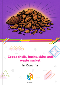 Cocoa shells, husks, skins and waste market in Oceania