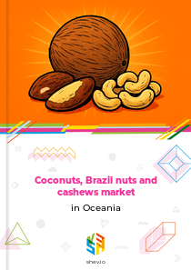 Coconuts, Brazil nuts and cashews market in Oceania