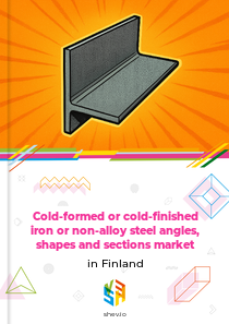 Cold-formed or cold-finished iron or non-alloy steel angles, shapes and sections market in Finland