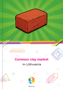 Common clay market in Lithuania