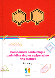 Compounds containing a pyrimidine ring or a piperazine ring market in Italy