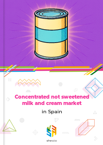 Concentrated not sweetened milk and cream market in Spain