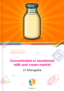 Concentrated or sweetened milk and cream market in Mongolia