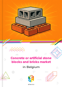Concrete or artificial stone blocks and bricks market in Belgium