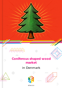 Coniferous shaped wood market in Denmark