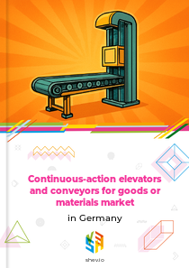Continuous-action elevators and conveyors for goods or materials market in Germany
