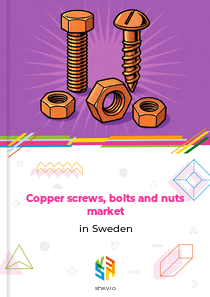 Copper screws, bolts and nuts market in Sweden
