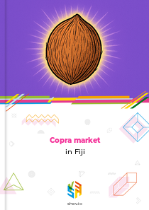 Copra market in Fiji