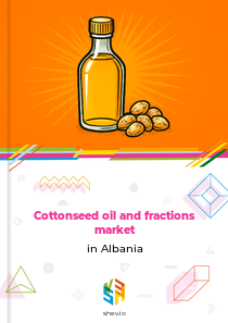 Cottonseed oil and fractions market in Albania