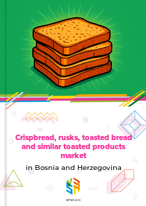Crispbread, rusks, toasted bread and similar toasted products market in Bosnia and Herzegovina