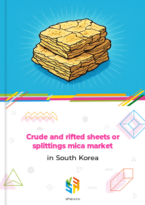 Crude and rifted sheets or splittings mica market in South Korea