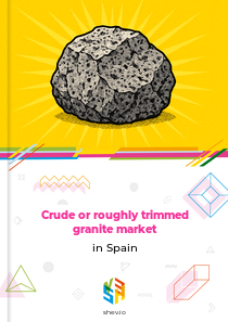 Crude or roughly trimmed granite market in Spain