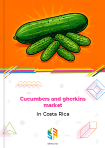 Cucumbers and gherkins market in Costa Rica