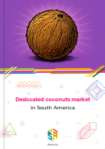 Desiccated coconuts market in South America