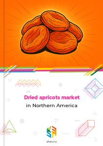 Dried apricots market in Northern America