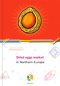 Dried eggs market in Northern Europe