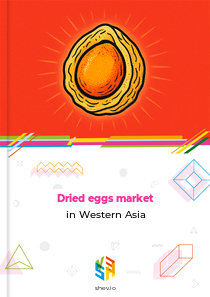 Dried eggs market in Western Asia