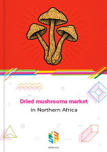 Dried mushrooms market in Northern Africa