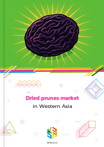 Dried prunes market in Western Asia