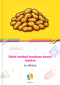 Dried shelled bambara beans market in Africa