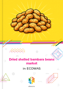 Dried shelled bambara beans market in ECOWAS