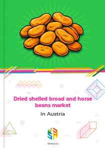 Dried shelled broad and horse beans market in Austria