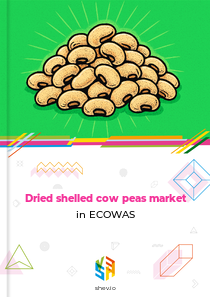 Dried shelled cow peas market in ECOWAS